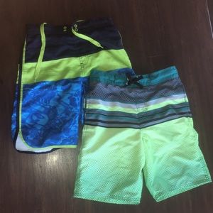 Set of 2 Boys size large swimsuits
